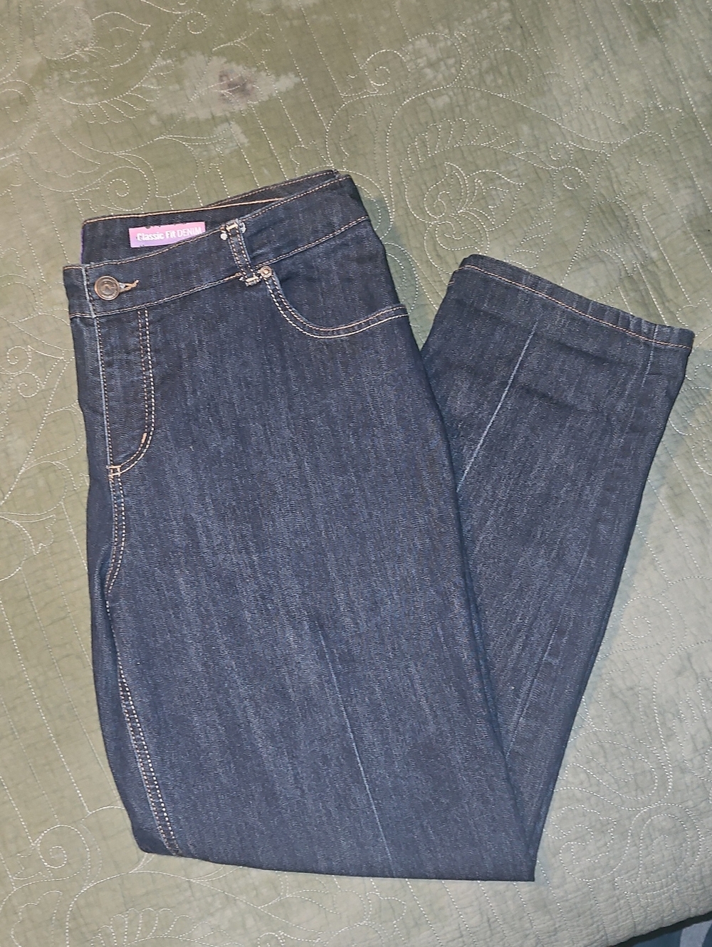 Just My Size Dark Blue Straight-Leg Women’s Jeans
